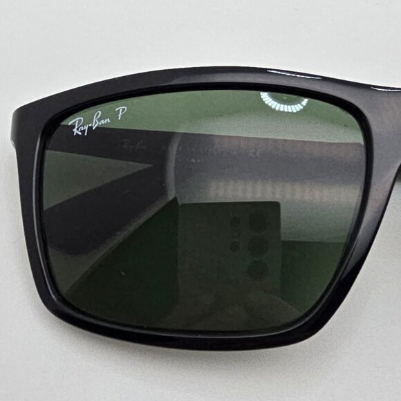 Ray-Ban RB4228 601/9A Black Frame Polarized G15 Green Lens Sunglasses Italy 58mm - Picture 13 of 13